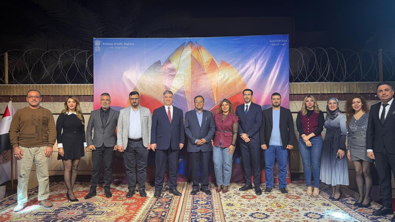 Embassy of India, Baghdad celebrated ITEC Day 2025 on 12 February 2026 at India House with a large number of ITEC alumni in attendance. Addressing the gathering, Ambassador highlighted the significance of ITEC courses in strengthening professional skills and fostering international partnerships. He encouraged more participants to take advantage of the diverse training opportunities offered under the programme. The celebration was further enlivened by a vibrant Kathak performance presented by a cultural troupe of ICCR, led by renowned artist Pt. Sandeep Mahavir. The captivating performance was warmly appreciated by the audience.