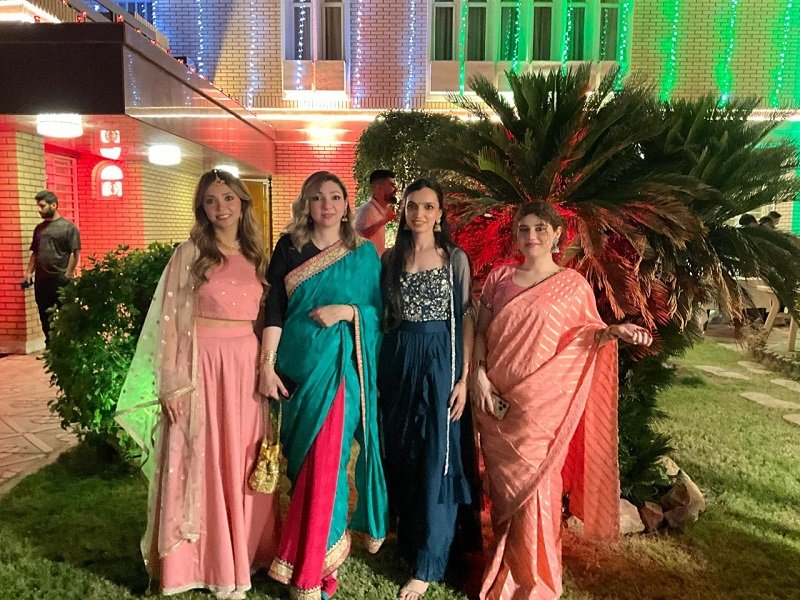 Indian Embassy organized a grand celebration of Diwali festivities on 22 October, 2025 at India House in Baghdad. The celebration began with a genre of Tambola, followed by a Yoga demonstration, Hindi song, and fireworks. It concluded with an Indian Diwali dinner. On this occasion, over 150 guests from a cross section of Iraqi society and the local diplomatic corps, Indian Diaspora, and UN personnel attended the function