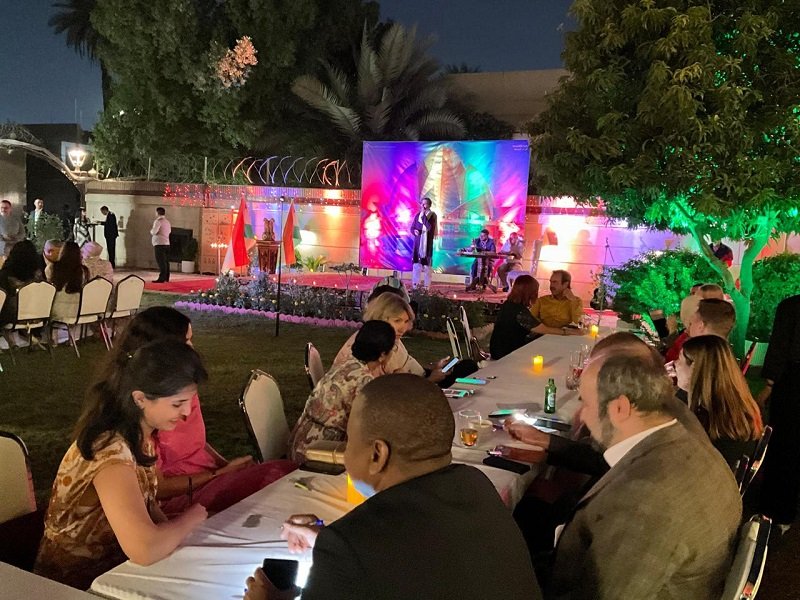 Indian Embassy organized a grand celebration of Diwali festivities on 22 October, 2025 at India House in Baghdad. The celebration began with a genre of Tambola, followed by a Yoga demonstration, Hindi song, and fireworks. It concluded with an Indian Diwali dinner. On this occasion, over 150 guests from a cross section of Iraqi society and the local diplomatic corps, Indian Diaspora, and UN personnel attended the function
