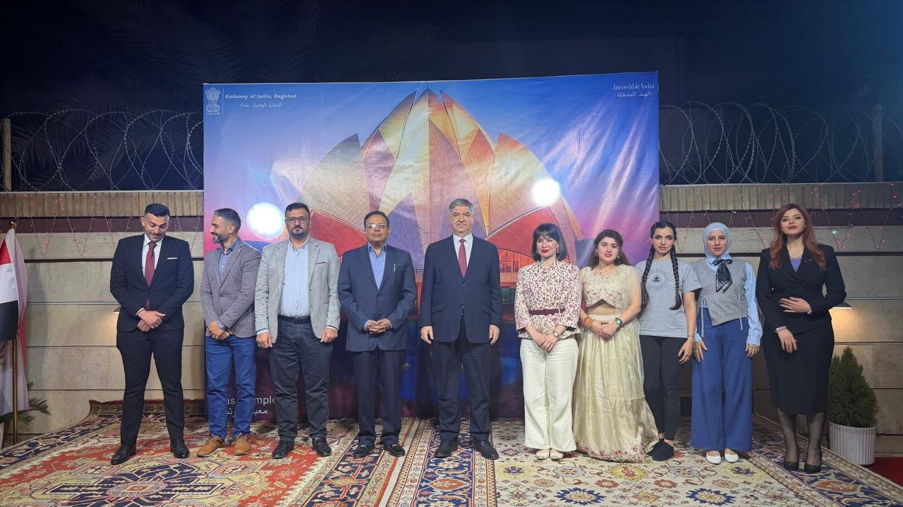 Embassy of India, Baghdad celebrated ITEC Day 2025 on 12 February 2026 at India House with a large number of ITEC alumni in attendance. Addressing the gathering, Ambassador highlighted the significance of ITEC courses in strengthening professional skills and fostering international partnerships. He encouraged more participants to take advantage of the diverse training opportunities offered under the programme. The celebration was further enlivened by a vibrant Kathak performance presented by a cultural troupe of ICCR, led by renowned artist Pt. Sandeep Mahavir. The captivating performance was warmly appreciated by the audience.