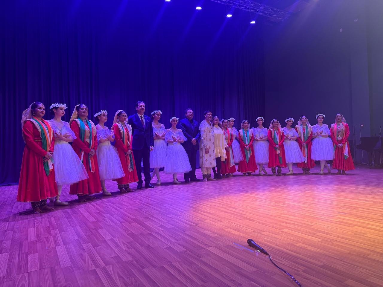 he Embassy of India in Baghdad, in association with the Ministry of Culture, Government of Iraq, hosted a Cultural Evening of Classical Kathak Dance on 13 February 2026 at the People’s Hall, Bab al-Mu'azzam, Baghdad. The event featured the renowned Indian artist Pandit Sandeep Mahavir and his troupe, whose vibrant performances elegantly showcased the grace, rhythm, and storytelling traditions of Indian culture, leaving the audience thoroughly enthralled.