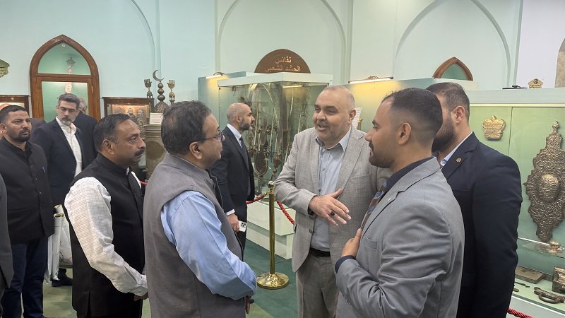 On 18 May 2026, Ambassador Soumen Bagchi along with Embassy officials attended celebrations on the occasion of the 16th Anniversary of the founding of Imam Hussein Musueum located at Holy Shrine of Imam Hussein in Karbala.