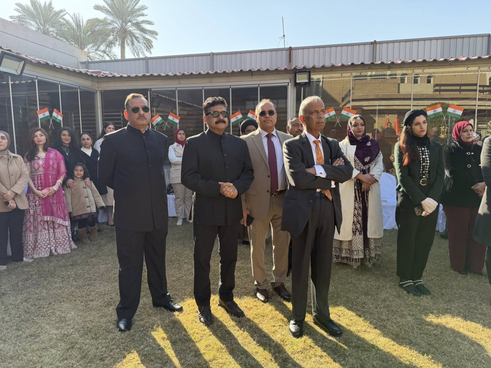 The Embassy was honoured by the presence of Shri Atul Khare, Under-Secretary-General of the United Nations, as a special guest on the occasion of the 77th Republic Day of India at India House Baghdad.