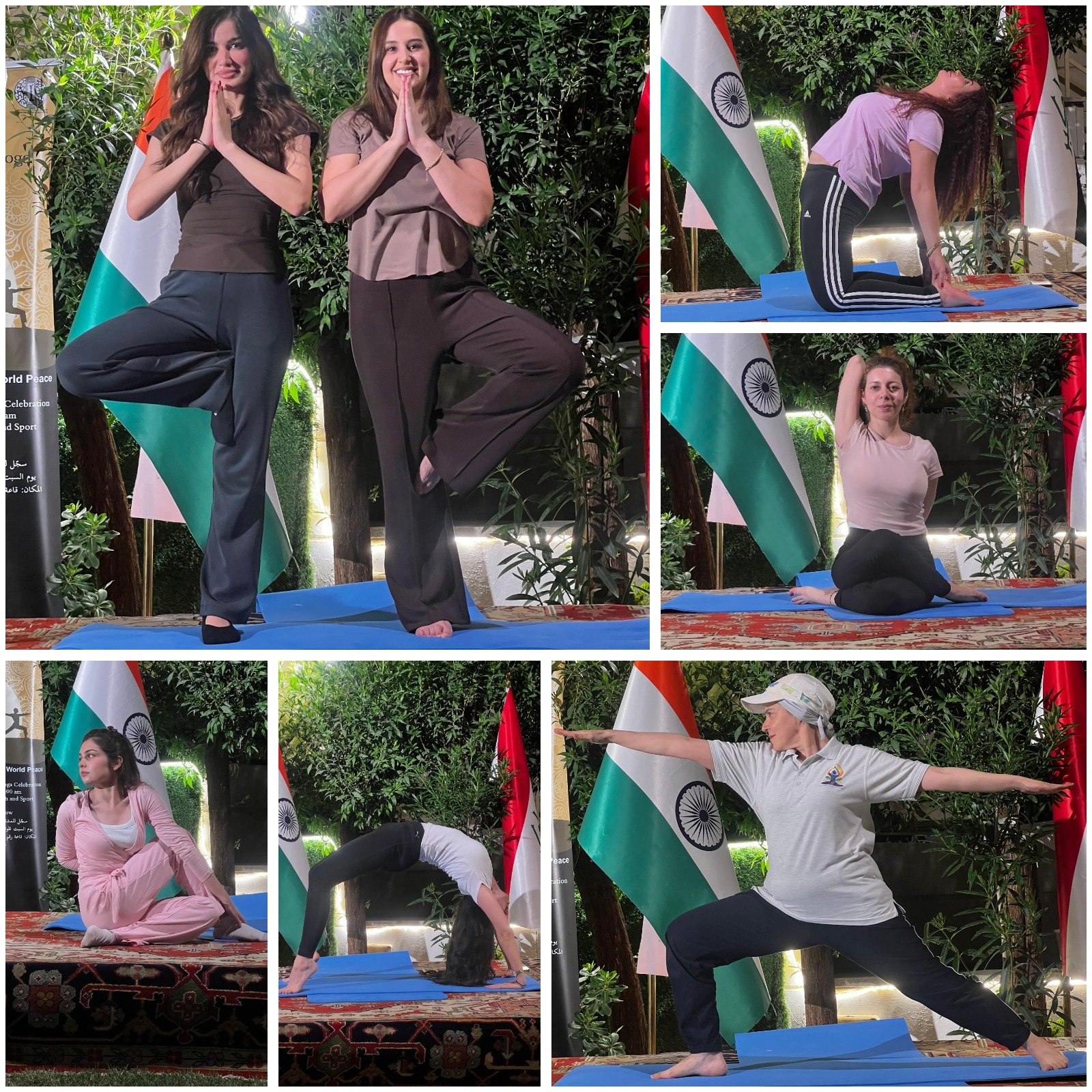 The Embassy organized a special candlelight yoga session for yoga experts on 22 June 2026 at the Chancery lawn beside Mahatma Gandhi bust. This marked the conclusion to the International Day of Yoga celebrations 2026, reaffirming the values of mindfulness, harmony and well-being. The session was led by former Embassy Teacher of Indian Culture (TIC) Dr. Dheeraj Prakash Joshi. Certificates of appreciation were handed over to embassy-trained expert yoga instructors for their contribution in continuing the yoga classes after departure of TIC from Baghdad. A closing speech was given by Ambassador Soumen Bagchi in which he thanked everyone for their zealous participation and invaluable contribution in making the IDY 2026 a huge success. This was followed by an Indian dinner for all the participants. Celebrations for IDY 2026 are over but yoga classes in the Indian Embassy are not. So Register Now.
