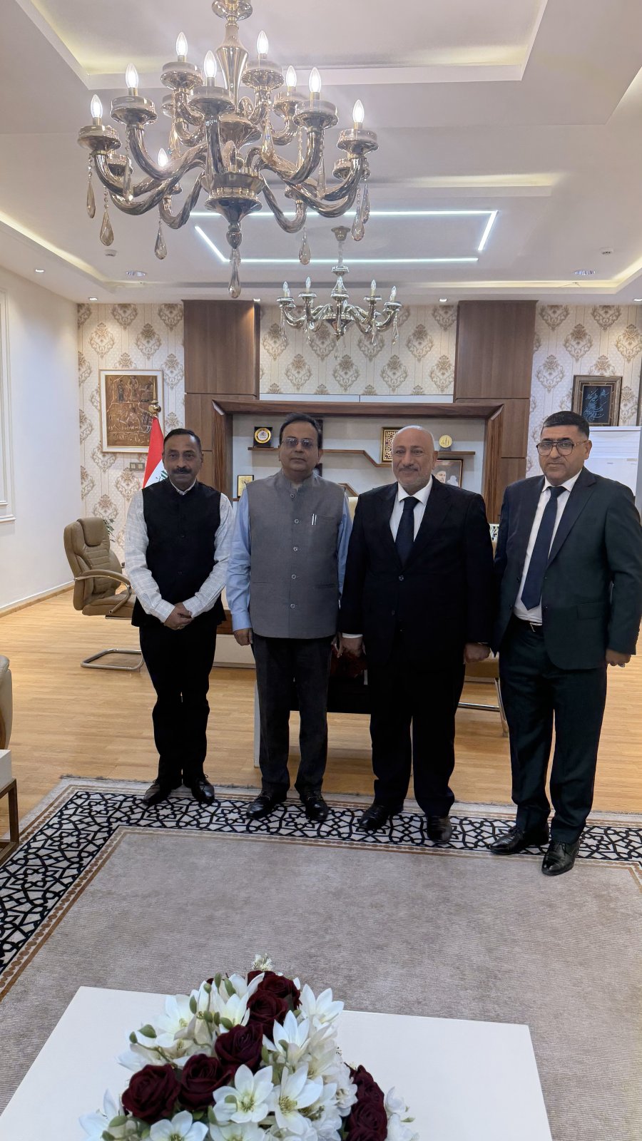 Ambassador Soumen Bagchi called on the Governor of Karbala, Engineer Nassif Jassim al-Khattabi on 18 May 2026, and discussed matters of mutual interest to strengthen India – Iraq relations.