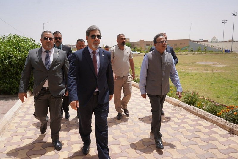 On 18 May 2026, Ambassador Soumen Bagchi visited University of Karbala and was welcomed by Prof. Dr. Sabah Wajid Ali, President of the University.  Matters relating to cooperation in the fields of education and capacity building were discussed.