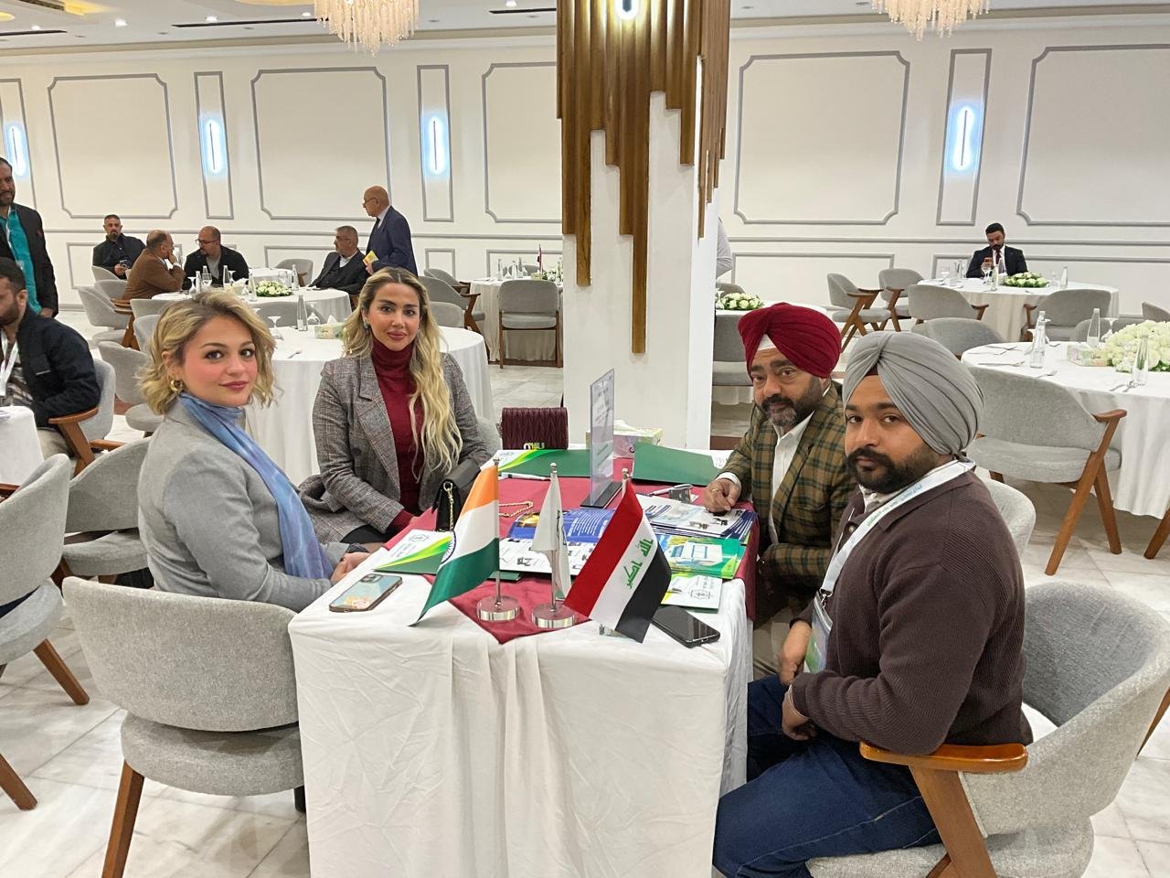 On the sidelines of the 49th Edition of Baghdad International Fair from February 01–07, 2026, Embassy of India, Baghdad organized an India-Iraq B2B Meeting on 05 February 2026, at the Baghdad International Hotel. Approximately 100 Iraqi and Indian businessmen representing from sectors including Electronics, Power, Construction, Readymade garments and Textile, Agriculture, Food & Beverages etc. participated in the Meeting. 22 Indian companies led by Federation of Indian Export Organistation (FIEO) took part in BIF-2026.