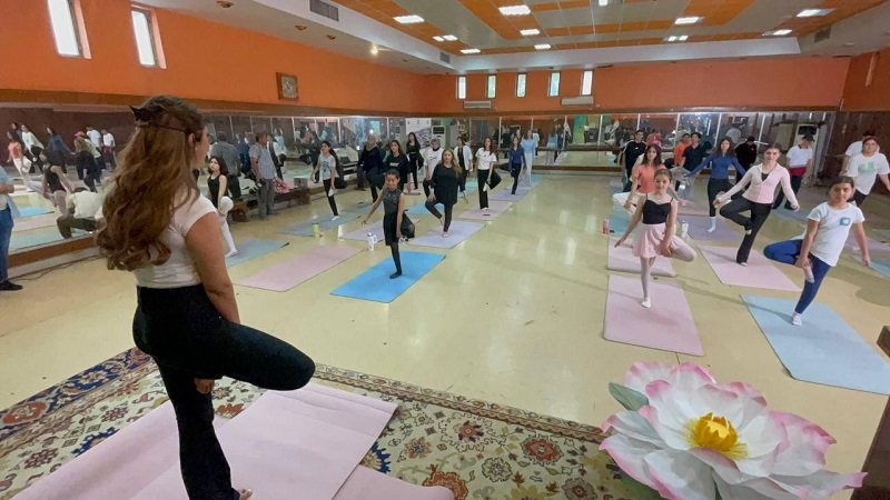 Yoga Meets Music: #IDY2026 Promotional Event at School of Music & Ballet, Baghdad. A special promotional event for the 12th International Day of Yoga 2026 was organized by the Embassy of India in Baghdad at the School of Music and Ballet, Ministry of Culture, Baghdad. Students of the school participated in the yoga session, which was led by Embassy instructor Dr. Sura Al-Jabouri. Ambassador Soumen Bagchi, Dr. Faiz Salem, DG Ministry of Culture and Director of the school joined the gathering after the session. A short violin recital was given by a student. The Embassy extends its sincere gratitude to the Ministry of Culture, Tourism and Antiquities and the administration of the School of Music and Ballet for their cooperation and hospitality. Reflecting the spirit of this year’s theme “Yoga for Wellness, Wisdom and World Peace”, the event celebrated the harmony of body, mind, art, and culture.