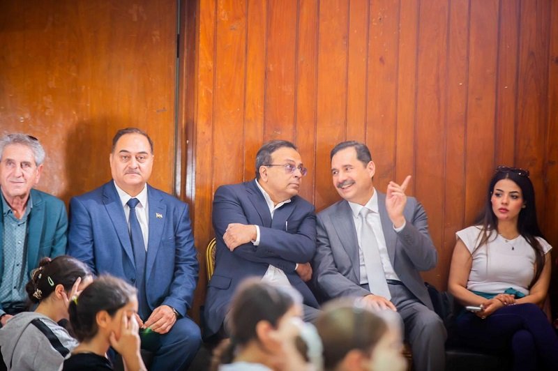 Yoga Meets Music: #IDY2026 Promotional Event at School of Music & Ballet, Baghdad. A special promotional event for the 12th International Day of Yoga 2026 was organized by the Embassy of India in Baghdad at the School of Music and Ballet, Ministry of Culture, Baghdad. Students of the school participated in the yoga session, which was led by Embassy instructor Dr. Sura Al-Jabouri. Ambassador Soumen Bagchi, Dr. Faiz Salem, DG Ministry of Culture and Director of the school joined the gathering after the session. A short violin recital was given by a student. The Embassy extends its sincere gratitude to the Ministry of Culture, Tourism and Antiquities and the administration of the School of Music and Ballet for their cooperation and hospitality. Reflecting the spirit of this year’s theme “Yoga for Wellness, Wisdom and World Peace”, the event celebrated the harmony of body, mind, art, and culture.