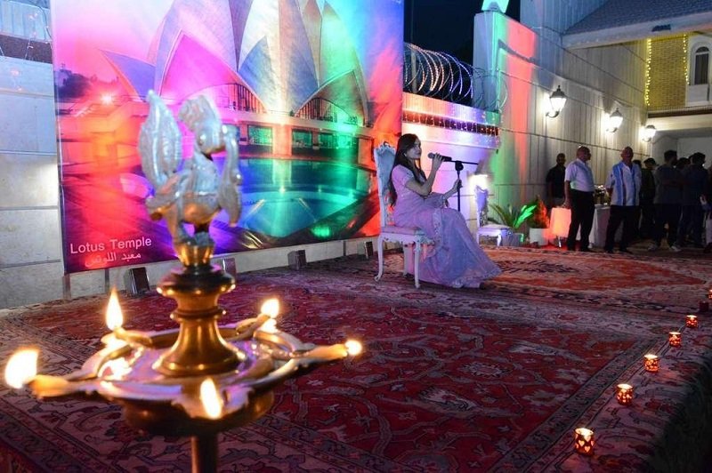 Indian Embassy organized a grand celebration of Diwali festivities on 22 October, 2025 at India House in Baghdad. The celebration began with a genre of Tambola, followed by a Yoga demonstration, Hindi song, and fireworks. It concluded with an Indian Diwali dinner. On this occasion, over 150 guests from a cross section of Iraqi society and the local diplomatic corps, Indian Diaspora, and UN personnel attended the function