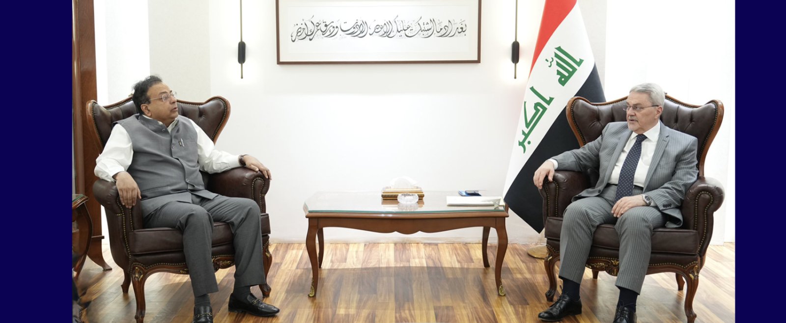 On 09 July, Ambassador Soumen Bagchi called on H.E. Mr. Mohammed Hussein Bahr Al-Uloum, Deputy Minister for Bilateral Relations, Ministry of Foreign Affairs.