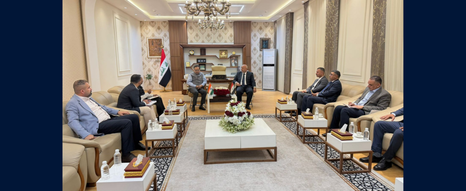 Ambassador Soumen Baghchi called Governor of Karbala, Engineer Nassif Jassim al-Khattabi, at Karbala on 18 May 2026, and discussed matters of mutual interest to strengthen India – Iraq relations.