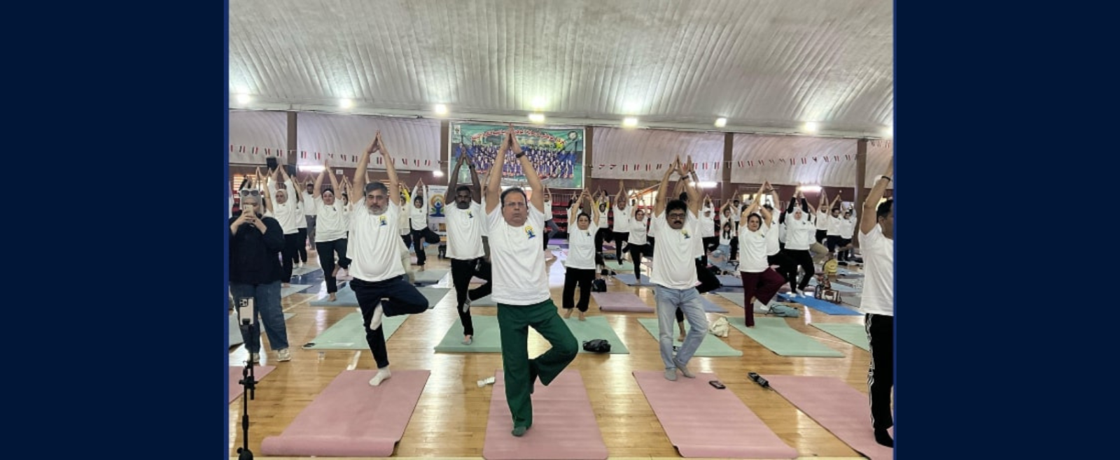 The 11th International Day of Yoga under the theme ‘Yoga for one earth one health’ was celebrated on 21st June 2025 by the Embassy of India, Baghdad in collaboration with the Ministry of Youth and Sports, Iraq.