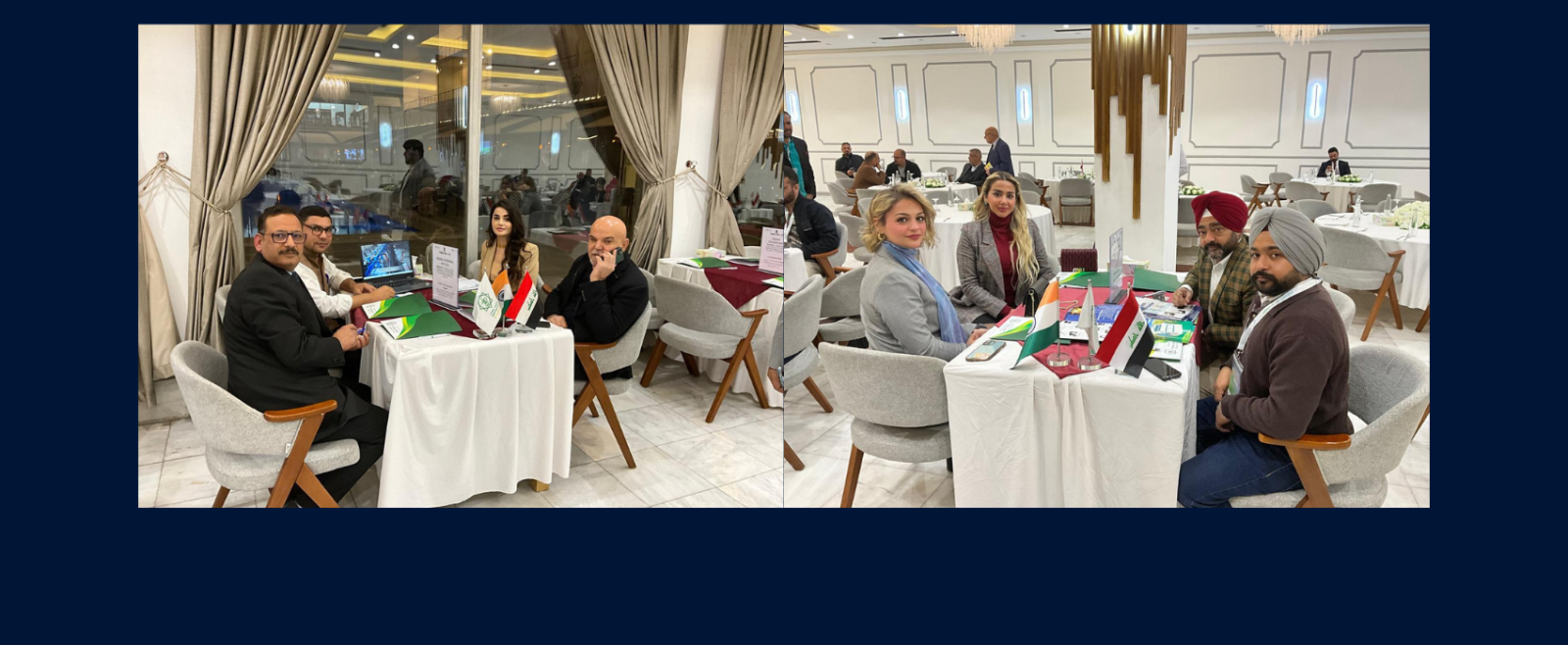 On the sidelines of the 49th Edition of Baghdad International Fair from February 01–07, 2026, Embassy of India, Baghdad organized an India-Iraq B2B Meeting on 05 February 2026, at the Baghdad International Hotel. Approximately 100 Iraqi and Indian businessmen representing from sectors including Electronics, Power, Construction, Readymade garments and Textile, Agriculture, Food & Beverages etc. participated in the Meeting. 22 Indian companies led by Federation of Indian Export Organistation (FIEO) took part in BIF-2026.