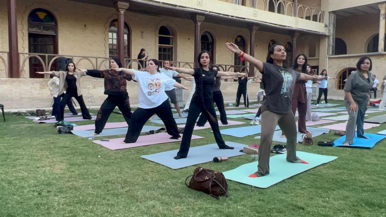 Harmony of Yoga and Music for Wellness and Peace. As part of the lead-up to the 12th International Day of Yoga 2026, the Embassy of India in Baghdad organized a special yoga session, on 11 June, at the historic House of Oud on the banks of the River Dajla (Tigris), founded by UNESCO Artist for Peace and world-renowned oud maestro Mr. Naseer Shamma