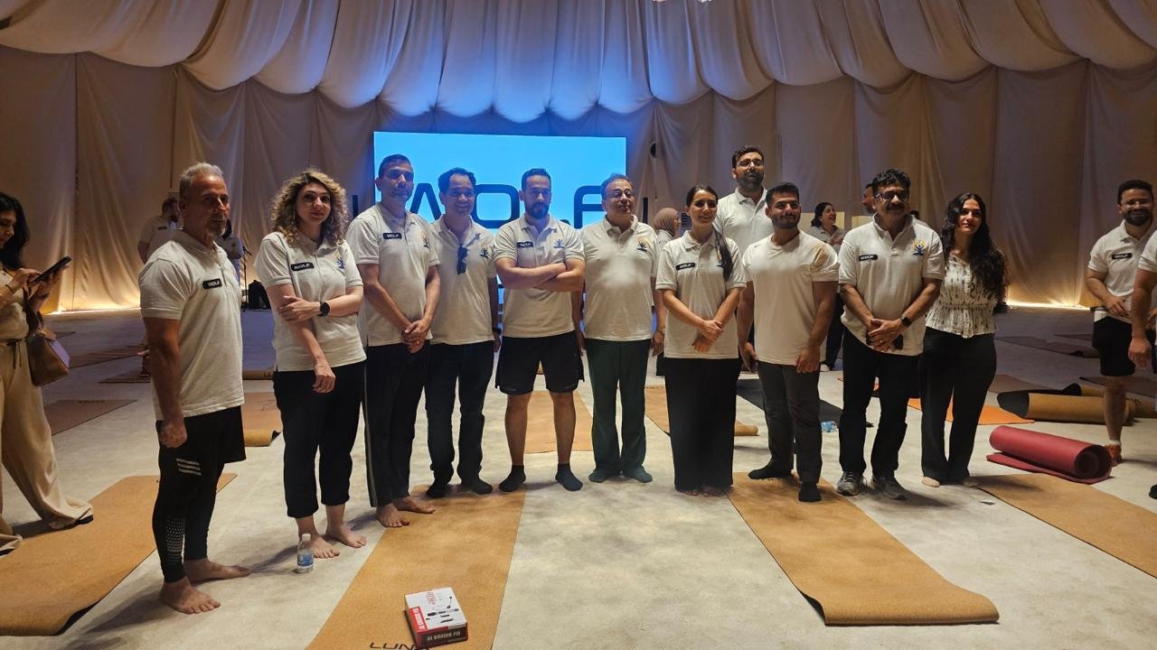 Bringing yoga closer to the community! While the celebrations of the 12th International Day of Yoga may have concluded, the spirit of yoga continues to inspire people across Iraq. Let's look back at the joyful celebrations of the 12th International Day of Yoga and revisit one of the most engaging sessions organised by the Embassy of India in collaboration with Wolf Gym. The session was led by Dr. Dheeraj Prakash Joshi, Yoga Guru. The session, organised on 18 June 2026 three days ahead of the International Day of Yoga 2026, witnessed remarkable participation from a cross section of people, reflecting the growing enthusiasm for yoga. Ambassador Soumen Bagchi also participated in the session along with Officers of the Indian Embassy.The session aimed to spread awareness about the benefits of yoga, encouraging families and local residents to embrace a healthier, more balanced lifestyle through this timeless practice. What are you waiting for, then. Join the Yoga classes at the Embassy of India, Baghdad