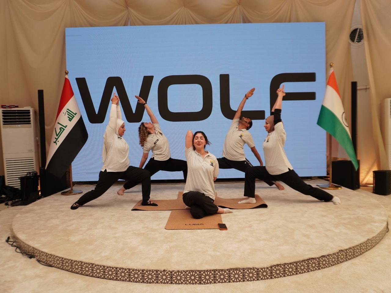 Bringing yoga closer to the community! While the celebrations of the 12th International Day of Yoga may have concluded, the spirit of yoga continues to inspire people across Iraq. Let's look back at the joyful celebrations of the 12th International Day of Yoga and revisit one of the most engaging sessions organised by the Embassy of India in collaboration with Wolf Gym. The session was led by Dr. Dheeraj Prakash Joshi, Yoga Guru. The session, organised on 18 June 2026 three days ahead of the International Day of Yoga 2026, witnessed remarkable participation from a cross section of people, reflecting the growing enthusiasm for yoga. Ambassador Soumen Bagchi also participated in the session along with Officers of the Indian Embassy.The session aimed to spread awareness about the benefits of yoga, encouraging families and local residents to embrace a healthier, more balanced lifestyle through this timeless practice. What are you waiting for, then. Join the Yoga classes at the Embassy of India, Baghdad