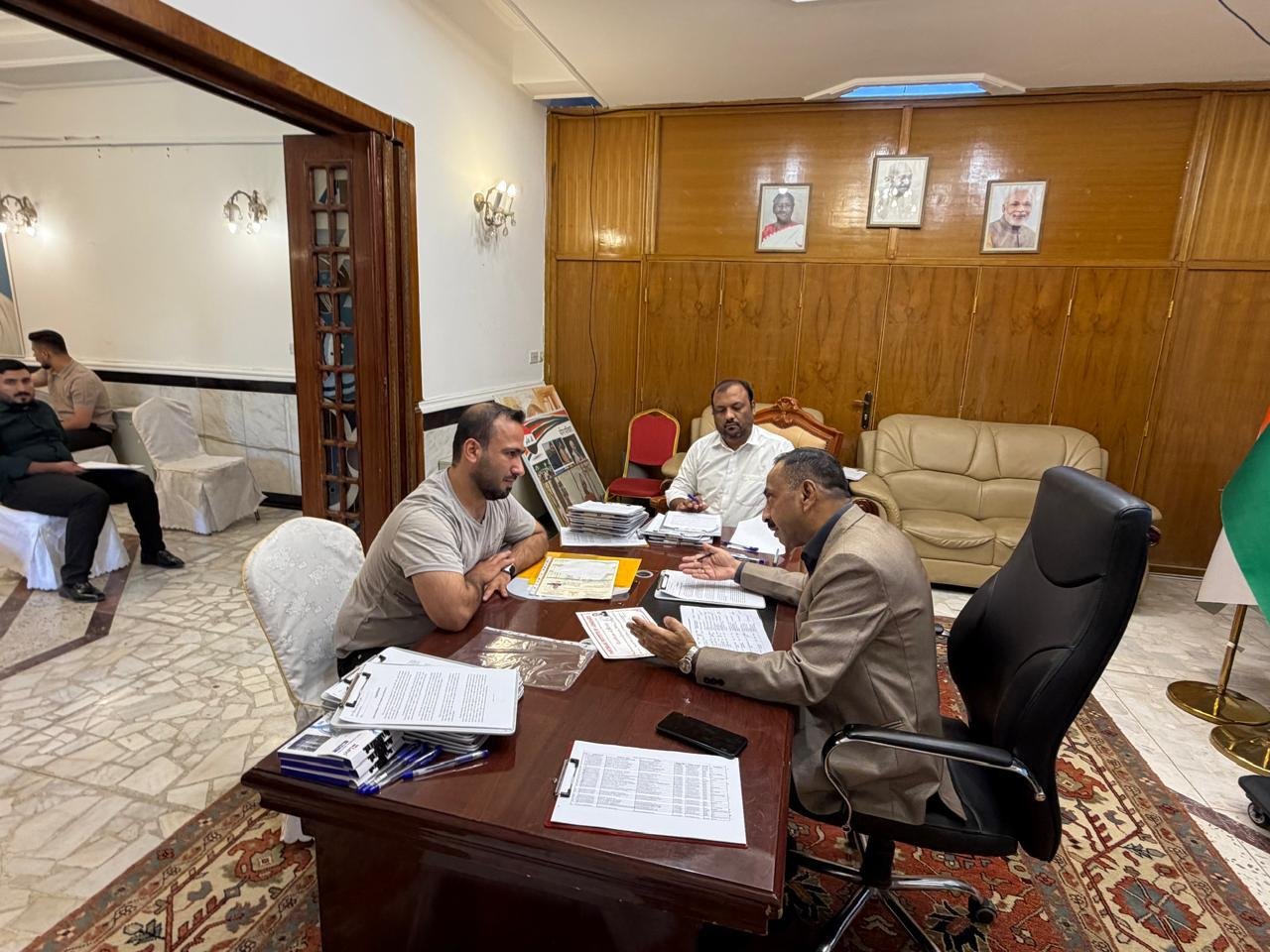 On 06 August 2026, Ambassador Soumen Bagchi interacted with Iraqi students selected as ICCR Scholars for the academic year 2026–27 and extended his warm greetings and best wishes as they embark on their academic journey in India