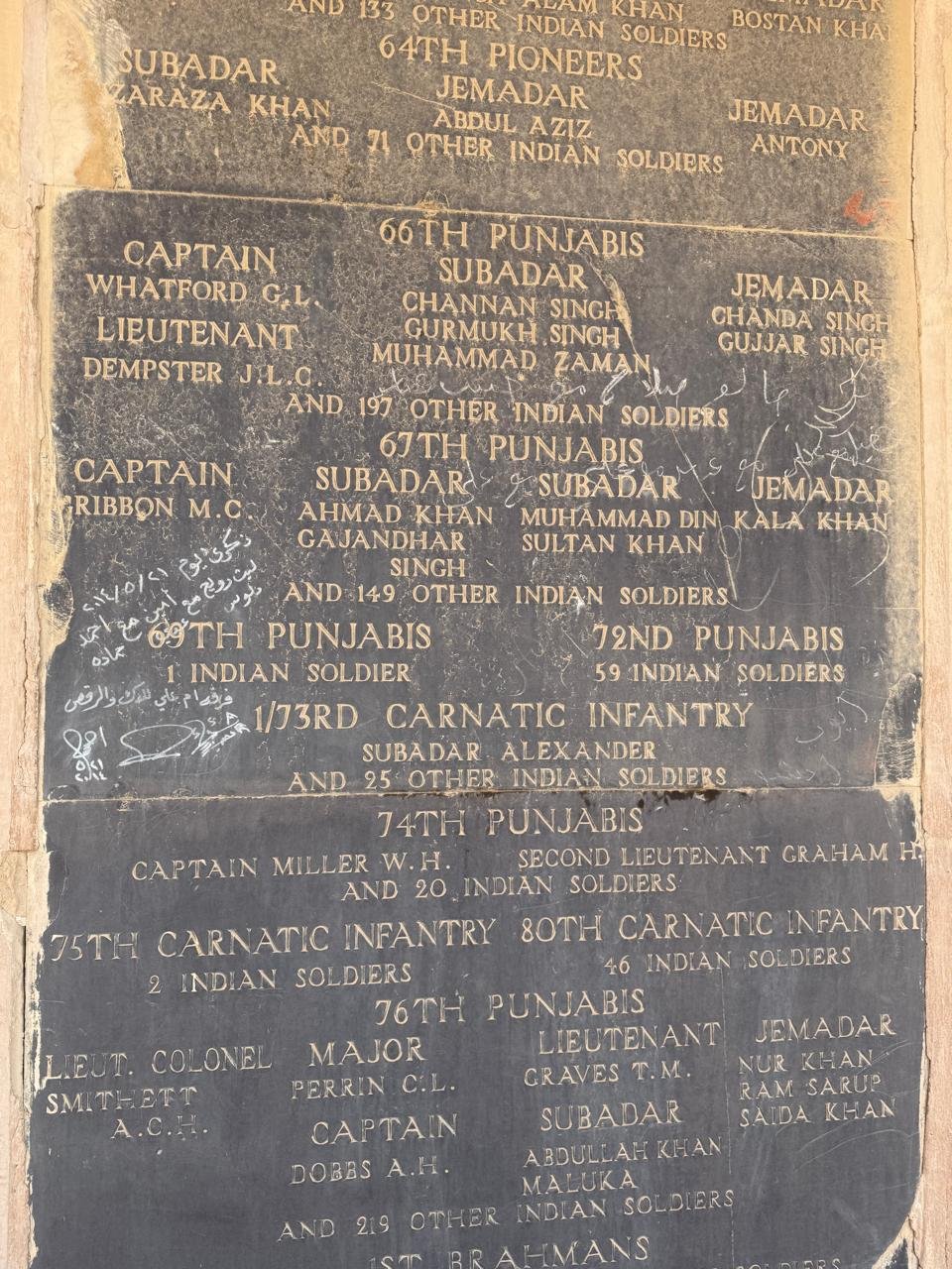 Ambassador Soumen Bagchi and embassy delegation visited the Basra Memorial on 5 October 2026 and laid a wreath in honour of the Indian soldiers commemorated there. The visit included viewing the memorial inscriptions and learning about the site’s history.