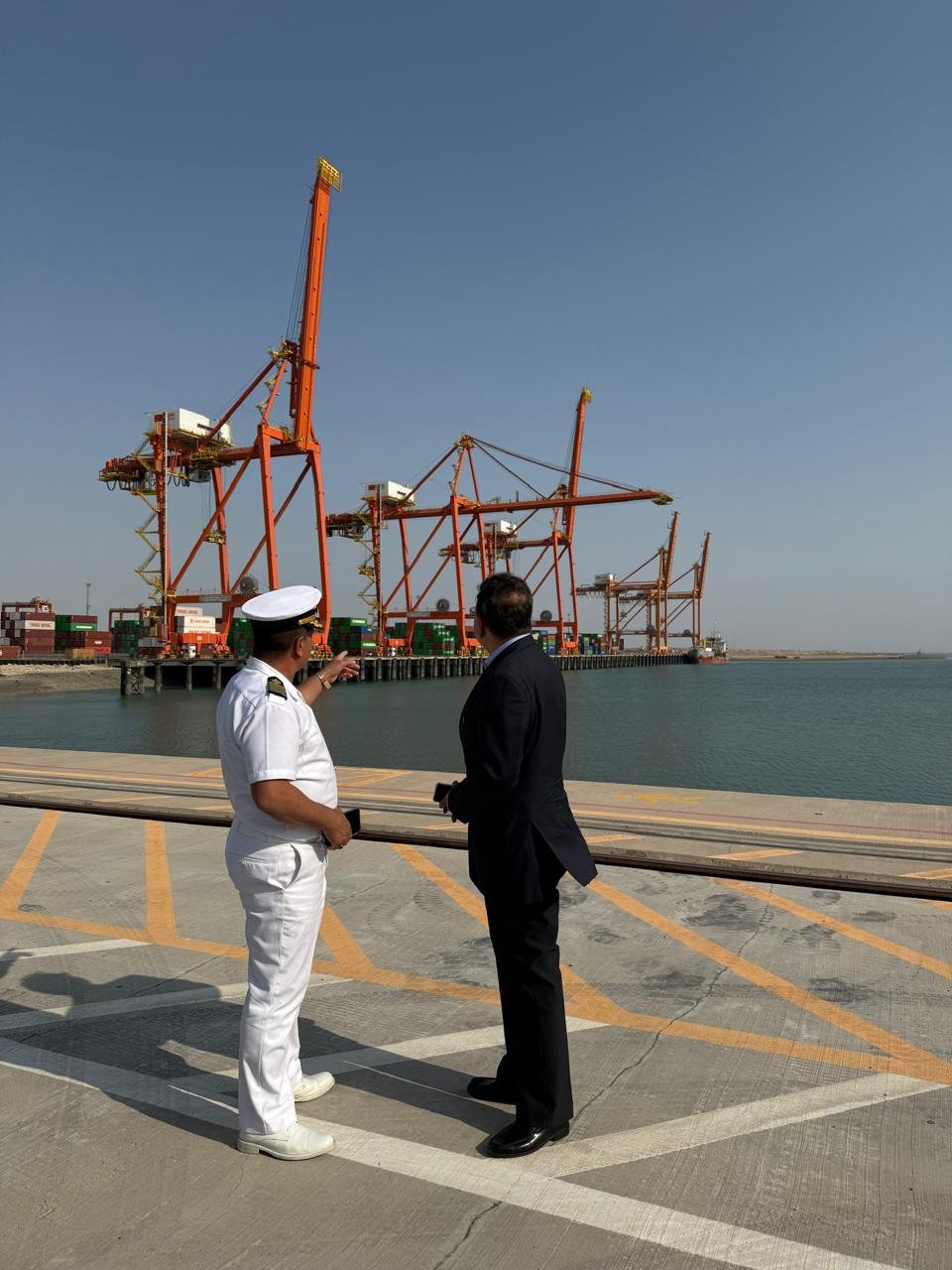Ambassador Soumen Bagchi visited North Umm Qasr Port on 5 October 2026 and met its Director, Captain Salem Jabbar Hussein. asr Customs officials on 5 October 2026, together with the Director of North Umm Qasr Port. Discussions addressed trade facilitation, procedures relating to commercial shipments, and the importance of communication and coordination among the relevant authorities.