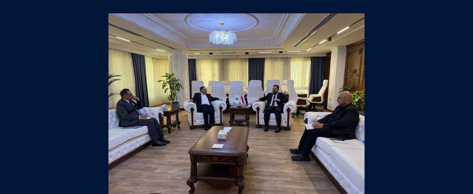 Ambassador Soumen Bagchi met with Mr. Ali Nazar Al-Shatari, Director General, SOMO (State Oil Marketing Organisation)
