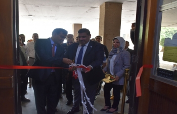 Exhibition on the life of Mahatma Gandhi at Baghdad University on October 02, 2019.