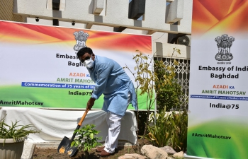 Celebration of World Enviornment Day 2021 in the Embassy of India, Baghdad