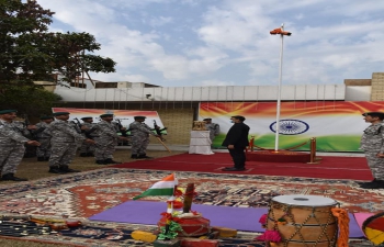 Embassy of India, Baghdad celebrated the 73rd Republic Day of India on 26th January 2022