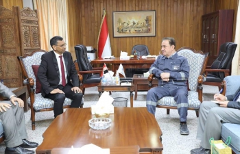 Ambassador Prashant Pise called on H.E. Mr. Adil Kareem, Minister of Electricity of Iraq.&#1575;&#1604;&#1587;&#1601;&#1610;&#1585; &#1576;&#1585;&#1575;&#1588;&#1575;&#1606;&#1578; &#1576;&#1610;&#1587;&#1575;&#1610; &#1610;&#1604;&#1578;&#1602;&#1610; &#1575;&#1604;&#1587;&#1610;&#1583; &#1593;&#1575;&#1583;&#1604; &#1603;&#1585;&#1610;&#1605;&#1548; &#1605;&#1593;&#1575;&#1604;&#1610; &#1608;&#1586;&#1610;&#1585; &#1575;&#1604;&#1603;&#1607;&#1585;&#1576;&#1575;&#1569; &#1575;&#1604;&#1593;&#1585;&#1575;&#1602;&#1610;