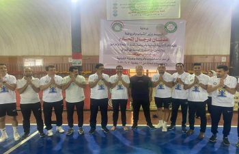 Embassy of India, Baghdad on 17th June 2022 conducted a Yoga Workshop in collaboration with Ministry of Youth and Sports, Government of Iraq in the run up to International Day of Yoga, that is to be celebrated on 21st June 2022. More than 80 national-level trainers, coaches, and players of judo including football and tennis participated and practiced yogic asanas in the workshop