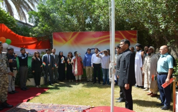 The Embassy of India, Baghdad under the aegis of Azadi Ka Amrit Mahotsav organized the 76th Independence Day celebrations on 15th August 2022 in Baghdad with traditional pomp and gaiety