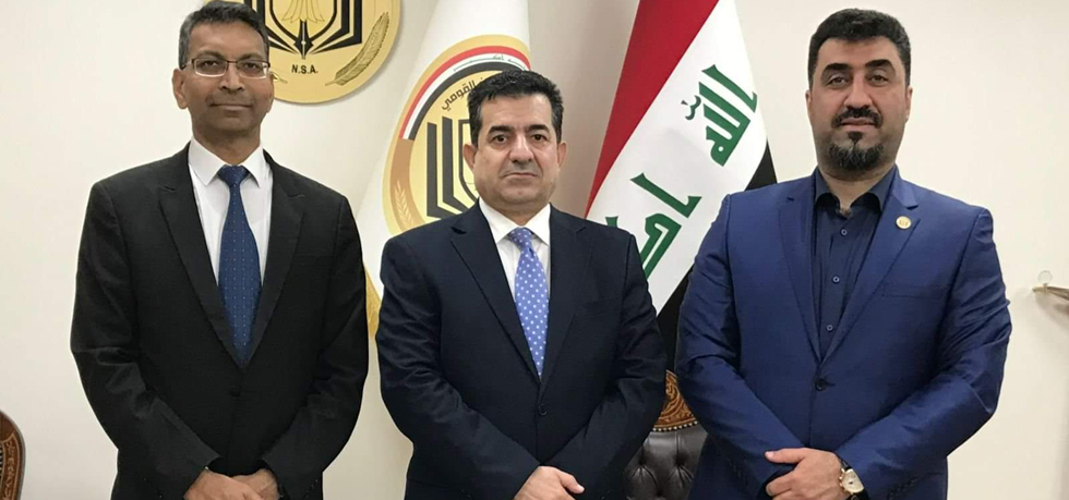 Ambassador Prashant Pise met H.E. Dr. Isam Al Saadi, Deputy National Security Advisor of Iraq on 17.08.2022