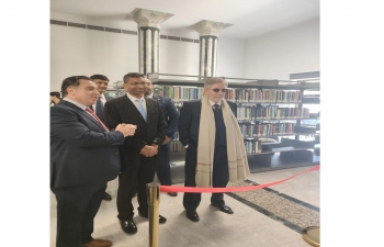 India Corner’ set up at American University of Iraq, Baghdad (AUIB), was inaugurated by H.E. Shri Prashant Pise, Ambassador of India to Iraq.