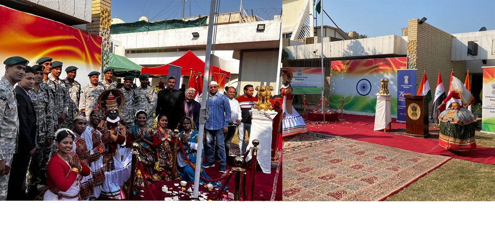 On the occasion of celebration of 74th Republic Day, ICCR-sponsored culture troupe performed on several Indian songs and Iraqi songs.