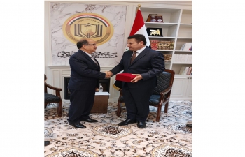 Dr. Ausaf Sayeed, Secretary (CPV & OIA) met with H.E. Mr. Qasem Al Araji, National Security Adviser of Iraq, on Sunday 19 February 2023. During the meeting, bilateral issues of mutual interest were discussed.