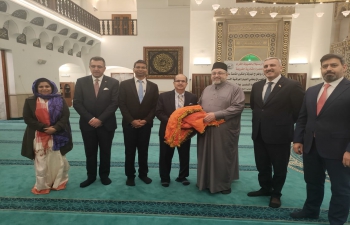  Dr. Ausaf Sayeed, Secretary (CPV & OIA) visited mosque of Sheikh Abdul Qadir Gilani in Baghdad on 19.02.2023.
