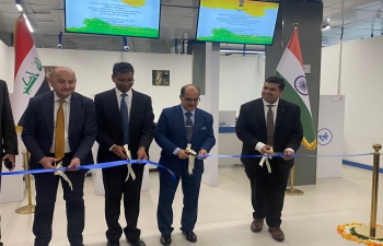  Inauguration of Indian Visa & Passport Application Center (VFS Center) in Baghdad by Dr. Ausaf Sayeed, Secretary (CPV & OIA) on 20th February 2023.