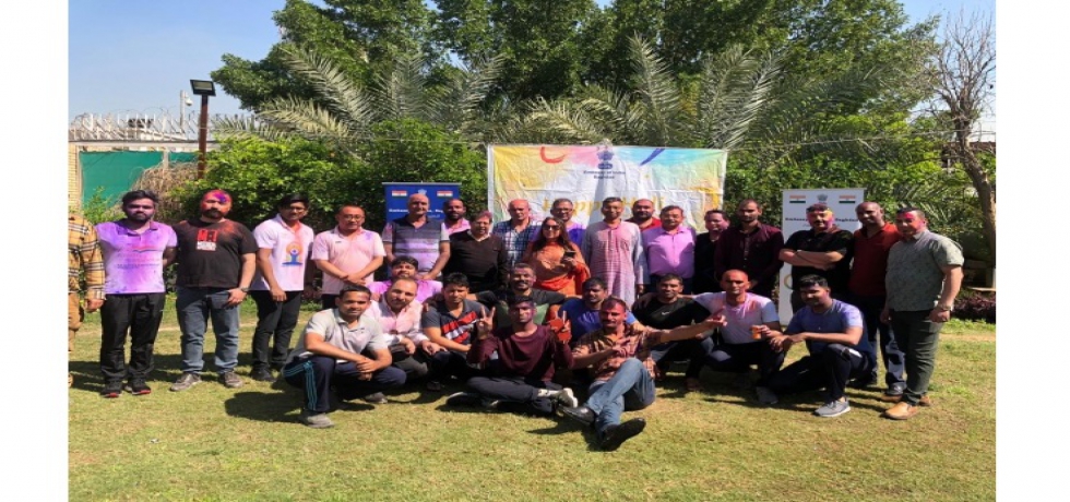 Spring Festival - Holi Celebrations at the Embassy of India, Baghdad on 11th March 2023.