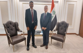Ambassador Prashant Pise met H.E. Mr. Mohammad Hussein Mohammad Ali Hadi Bahr Al Ulom, MOFA Undersecretary, on 03 May 2023. During the meeting, bilateral issues of mutual interest were discussed.