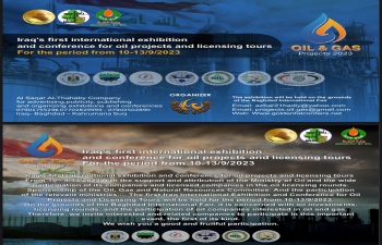 International exhibition and conference for oil projects and licensing tours in Baghdad, Iraq in September 2023.
