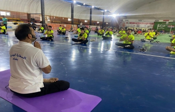Common Yoga Protocol (CYP) Workshop was conducted in collaboration with Ministry of Youth and Sports in the run up to 9th International Day of Yoga, which has to be celebrated on 21st June 2023.