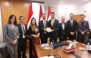 On Wednesday August 16, 2023, Ambassador Prashant Pise met with members of Iraqi Indian Parliamentary Friendship Committee . During the meeting, issues of common interest were discussed.