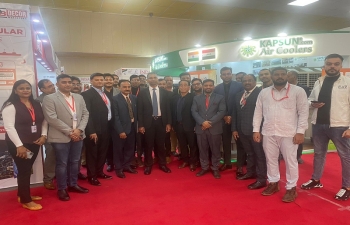 Ambassador Prashant Pise inaugurated Indian Pavillion in 47th Baghdad International Fair. More than 50 Indian Companies (led by FIEO) exhibited their services and products representing various sectors.