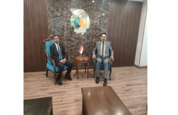  Ambassador Prashant Pise met H.E. Dr. Hamed Al Jubori, DG Asia & Australia at HQ, MOFA in Baghdad. During the meeting, issues of mutual interest were discussed.