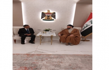 Ambassador Prashant Pise met H.E. Ammar Al Hakim, Head of Al-Hikma Movement, on 27 February 2024. During the meeting, bilateral issues of mutual interest were discussed.