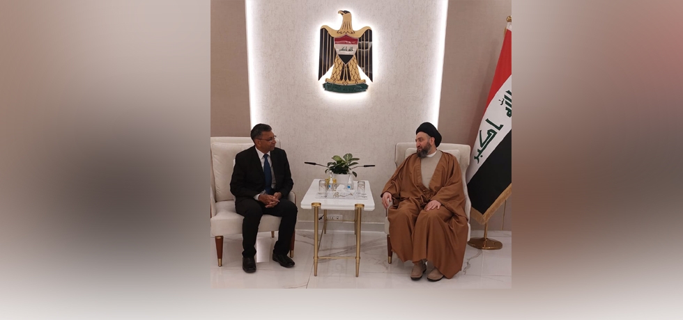 Ambassador Prashant Pise met H.E. Ammar Al Hakim, Head of Al-Hikma Movement, on 27 February 2024. During the meeting, bilateral issues of mutual interest were discussed.