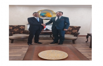 Ambassador Prashant Pise met with H.E. Dr. Hamed Al Jubori, DG, Asia and Australia Department, MOFA. During the meeting, issues of bilateral interest were discussed.