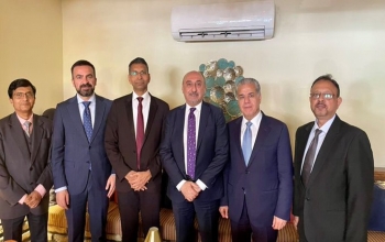 Ambassador Prashant Pise met with Advisor to President, KRI and other colleagues at the Presidency on May 30.