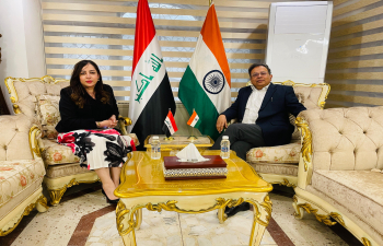 On April 29, Ambassador Soumen Bagchi met H.E. Delan Ghafoor Salih (MP), Head of Foreign Relations Parliamentary Committee.