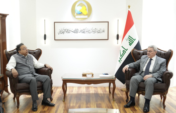 On 09 July, Ambassador Soumen Bagchi called on H.E. Mr. Mohammed Hussein Bahr Al-Uloum, Deputy Minister for Bilateral Relations, Ministry of Foreign Affairs.